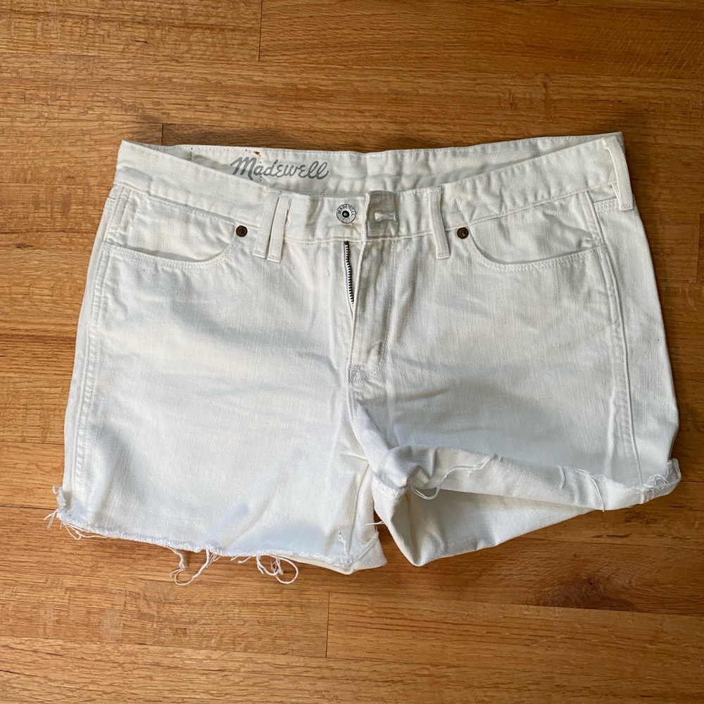 White Denim Madewell Shorts